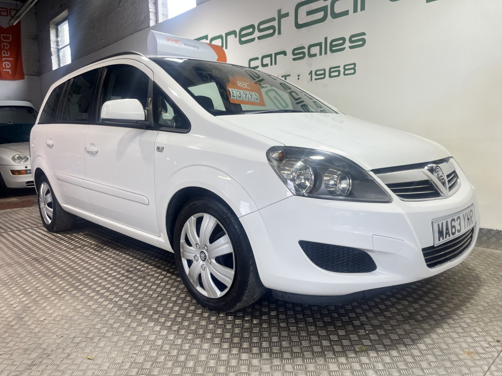 View VAUXHALL ZAFIRA 1.6 16V Exclusiv