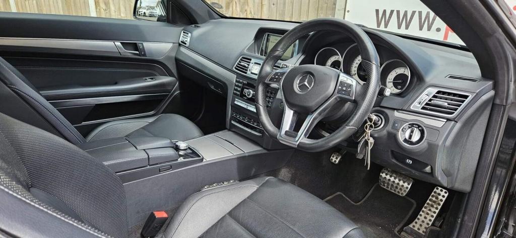 View MERCEDES-BENZ E CLASS 3.0 E350d V6 BlueTEC AMG Line G-Tronic+ Euro 6 (s/s) 2dr