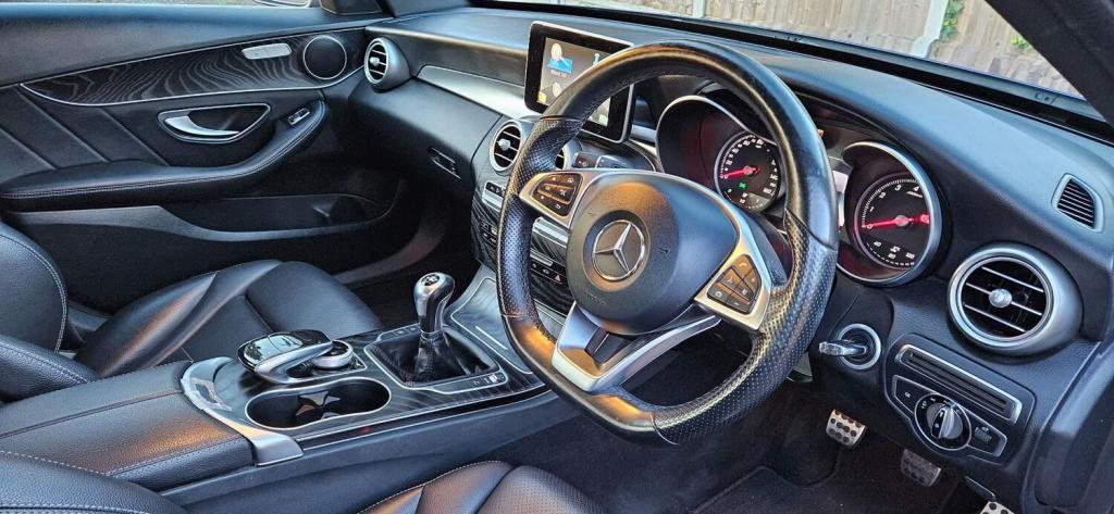 View MERCEDES-BENZ C CLASS 2.0 C200 AMG Line Euro 6 (s/s) 5dr