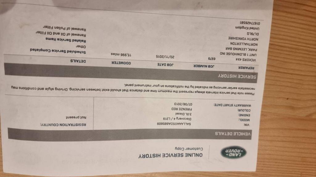 LAND ROVER DISCOVERY 4