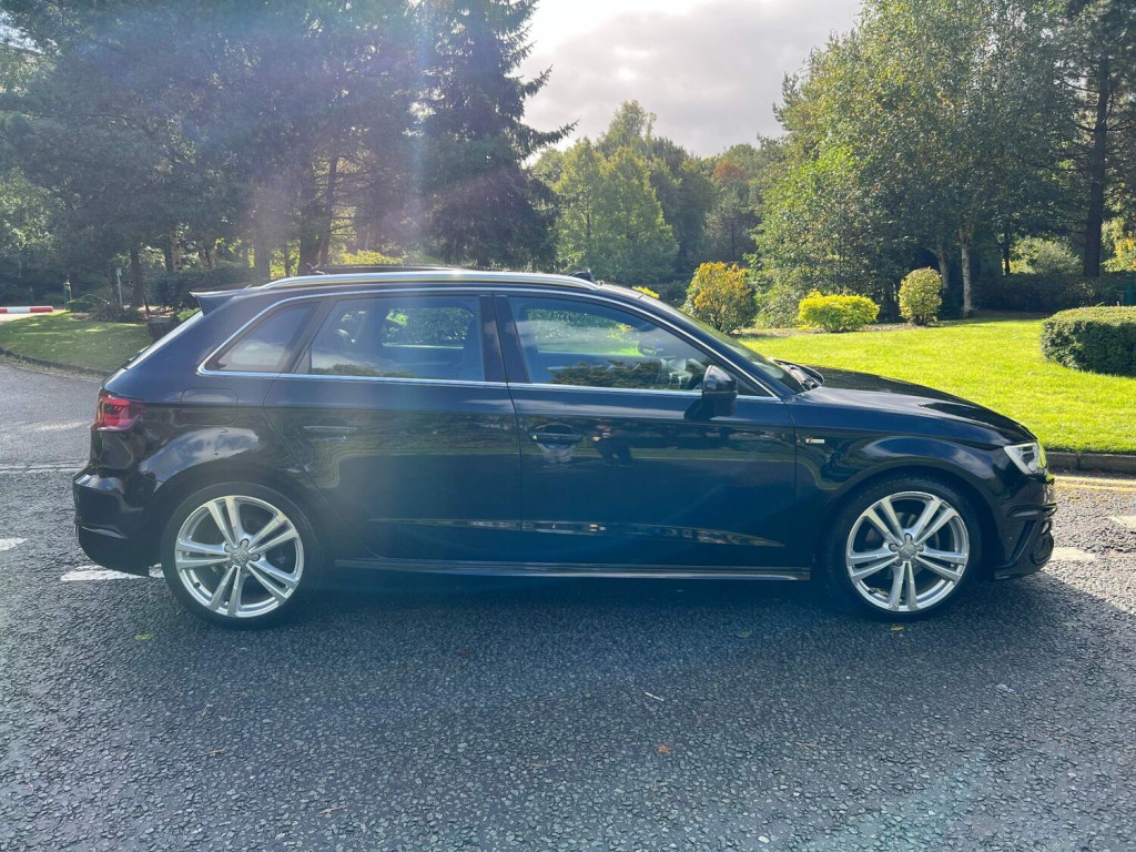 View AUDI A3 2.0 TDI S line Sportback S Tronic Euro 6 ss 5dr Nav