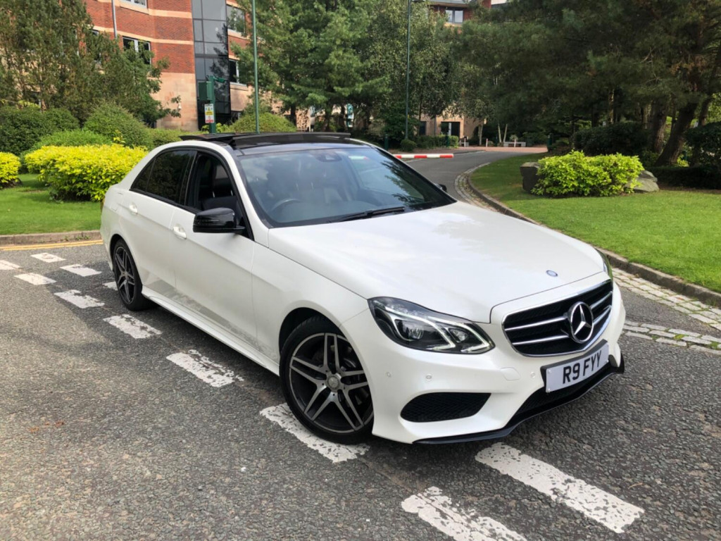View MERCEDES-BENZ E CLASS 2.1 E220 BlueTEC AMG Night Edition (Premium) G-Tronic+ Euro 6 (s/s) 4dr