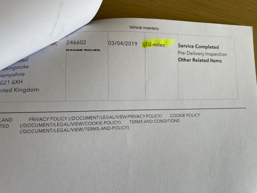 LAND ROVER RANGE ROVER