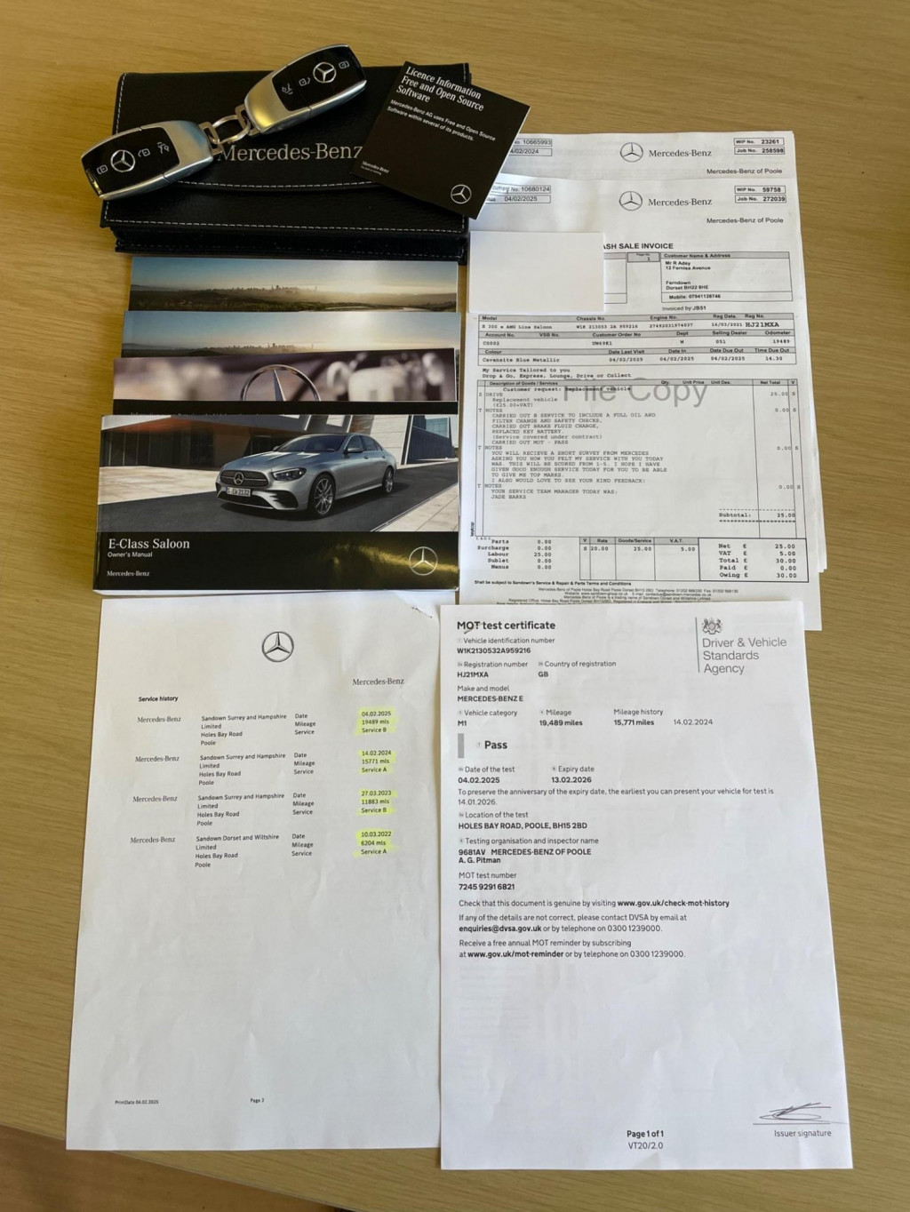 MERCEDES-BENZ E CLASS