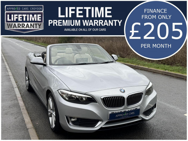 BMW 2 SERIES 2.0 220i Luxury Auto Euro 6 (s/s) 2dr (2015/65)