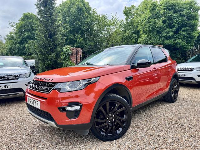 LAND ROVER DISCOVERY SPORT 2.2 SD4 HSE - BLACK - PHOENIX ORANGE